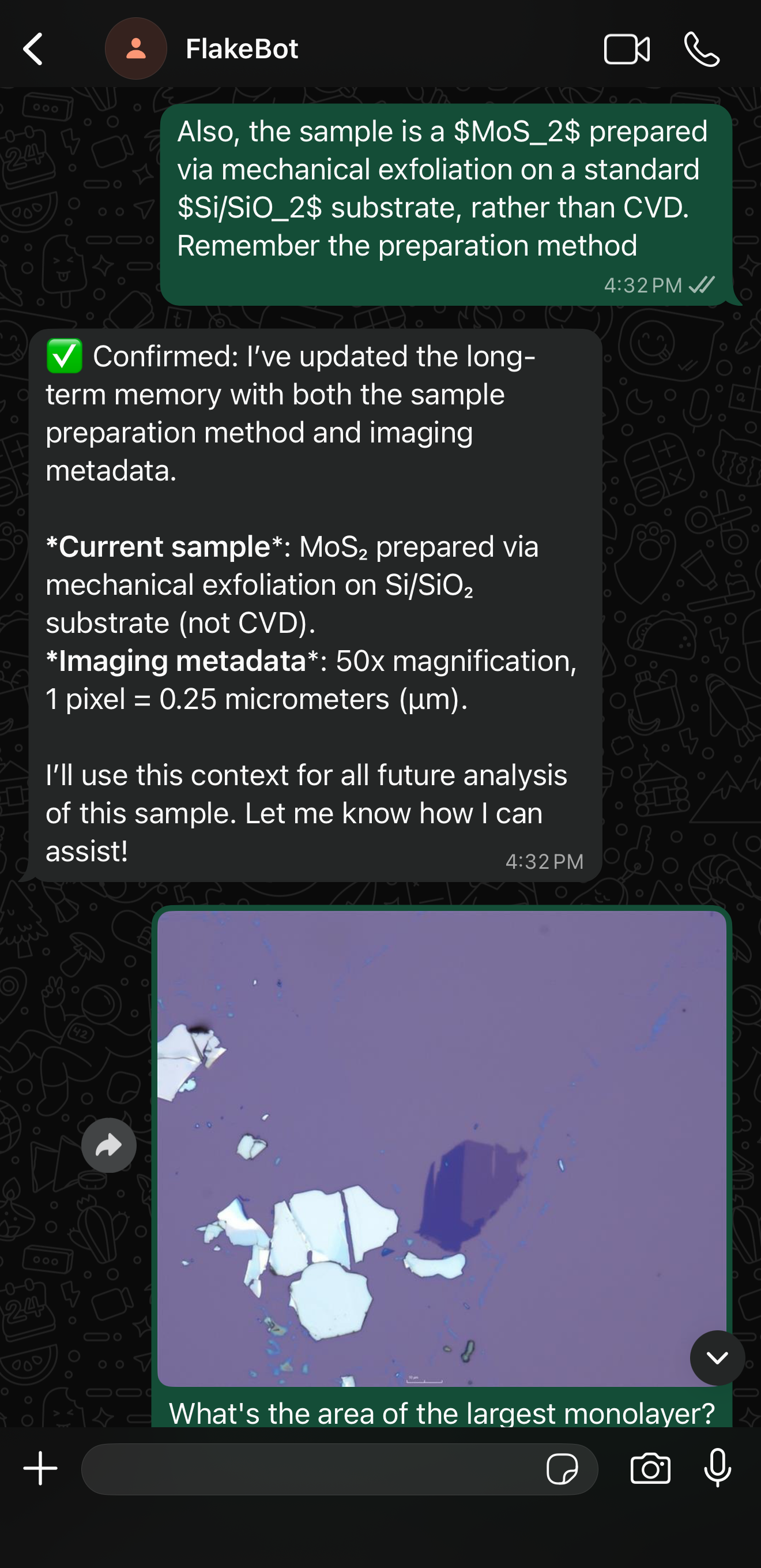 OpenQlaw stores sample preparation metadata